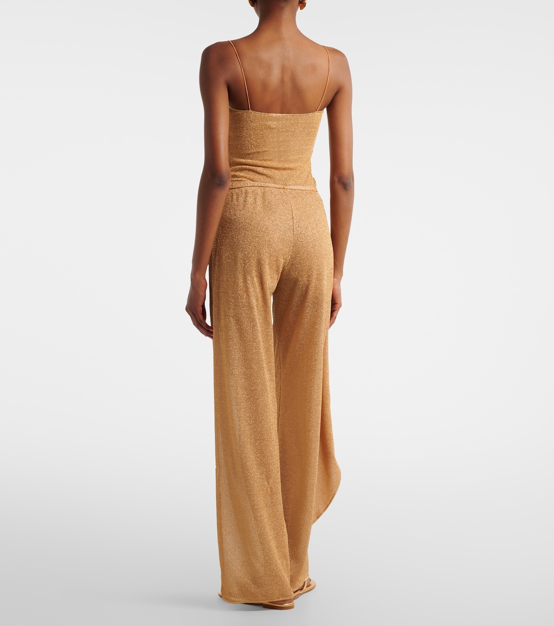 Lumière beaded wide-leg pants  | Oséree