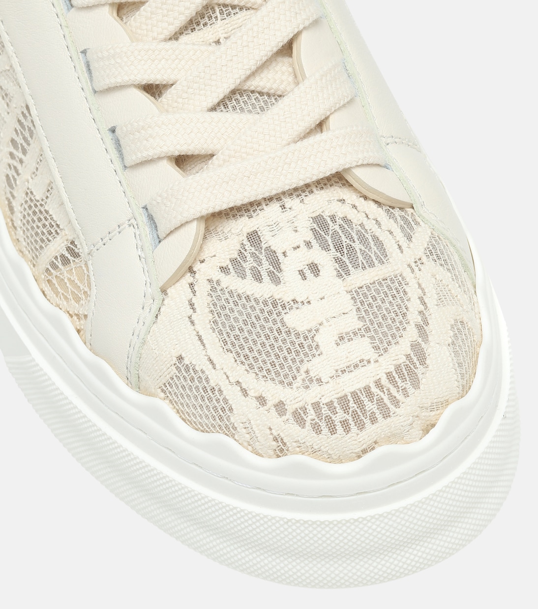 Baskets Lauren en dentelle | Chloé