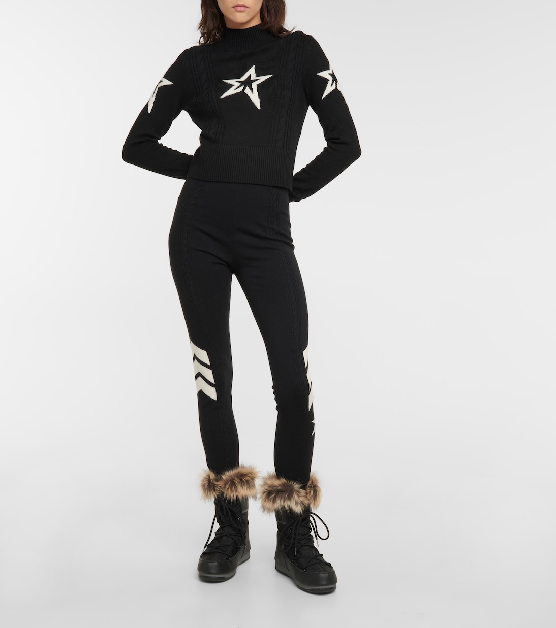 Cable Underwear wool sweater | Perfect Moment