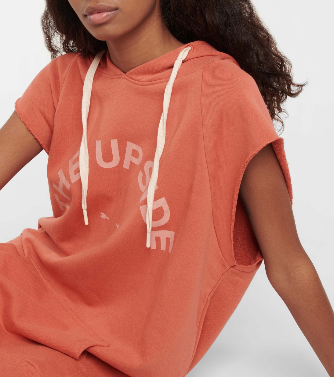Caprice Recovery cotton hoodie dress | The Upside