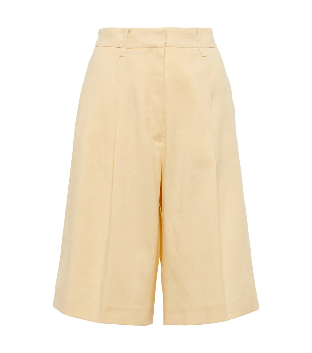 Tarah linen-blend Bermuda shorts | Joseph