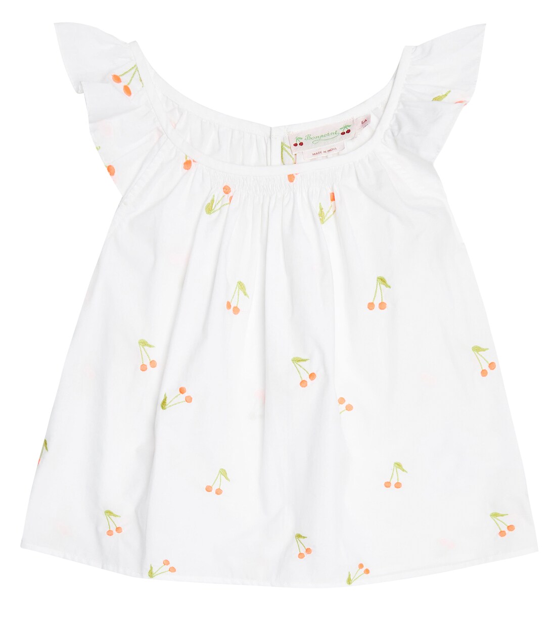 Genia embroidered cotton blouse | Bonpoint