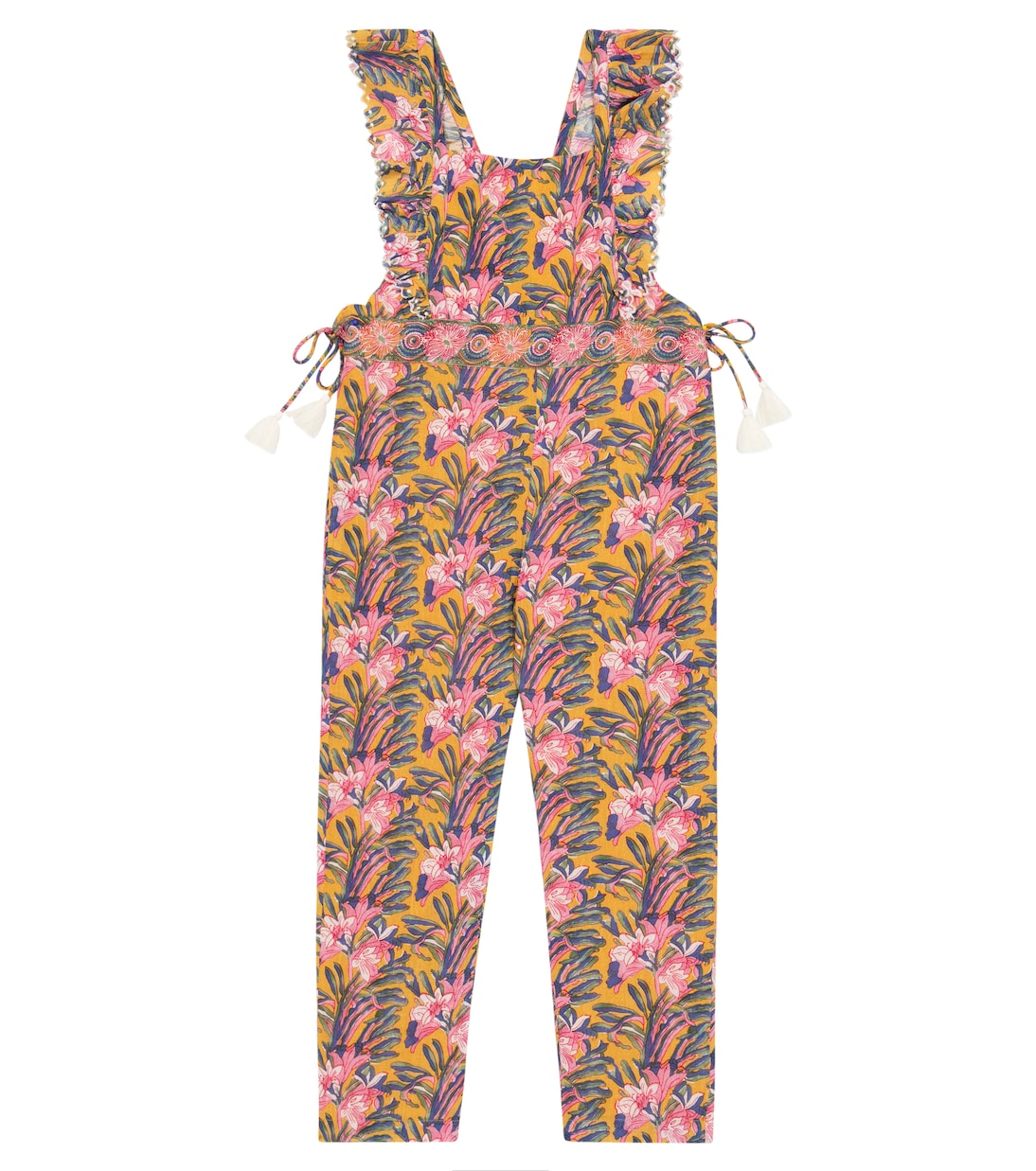 Talia floral cotton jumpsuit | Louise Misha