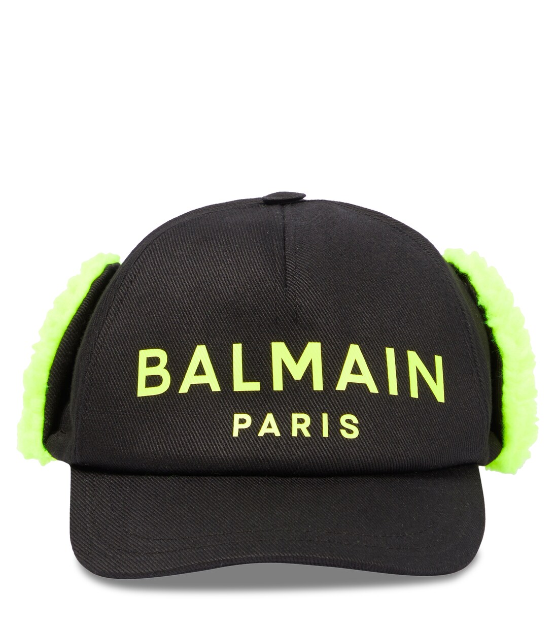 Baseballcap mit Teddy-Besatz | Balmain Kids