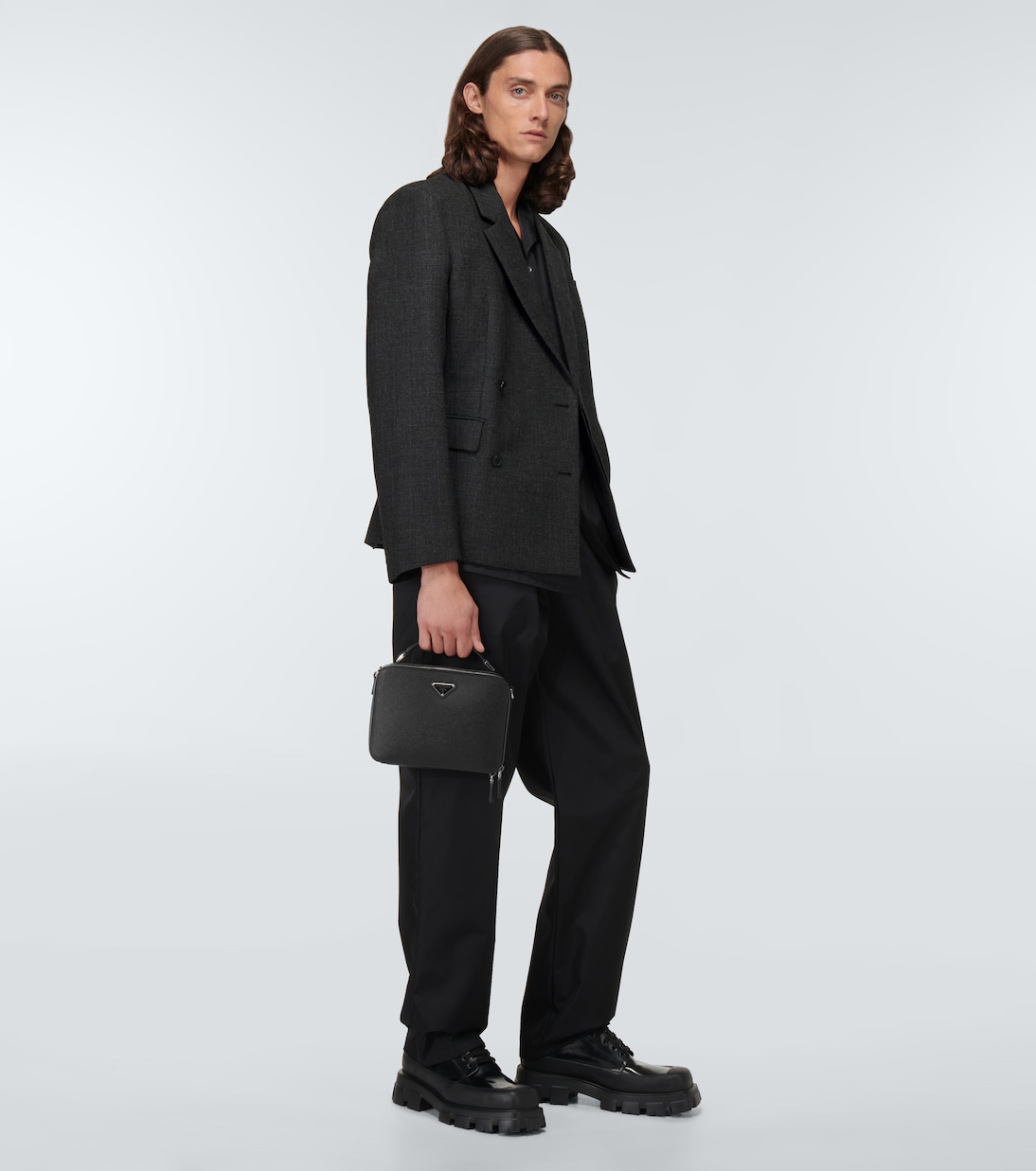 Schnürschuhe aus Leder | Prada