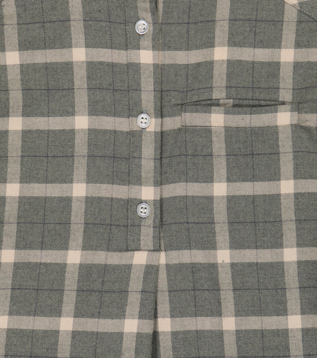 Briony checked cotton dress | Bonpoint