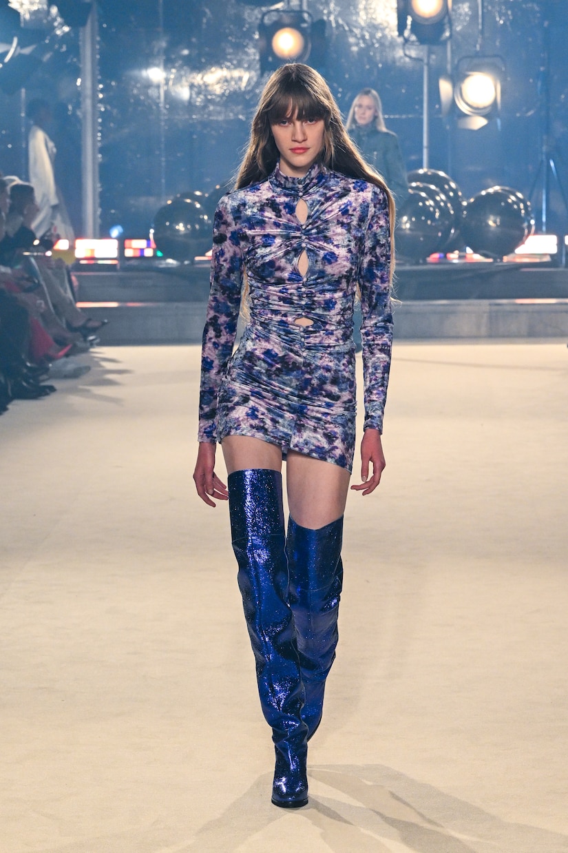 Miniabito Gram in velluto a fiori | Isabel Marant