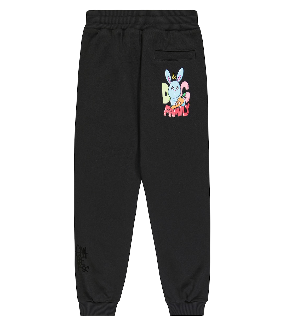 Printed cotton jersey sweatpants | Dolce&Gabbana Kids