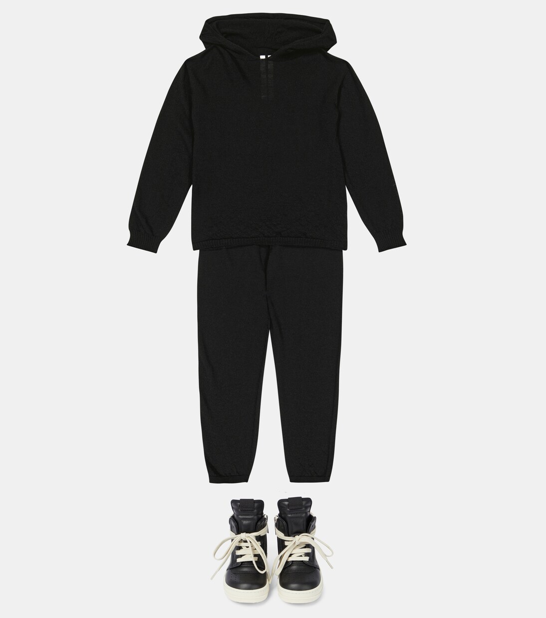 Wool-blend sweatpants | Rick Owens Kids