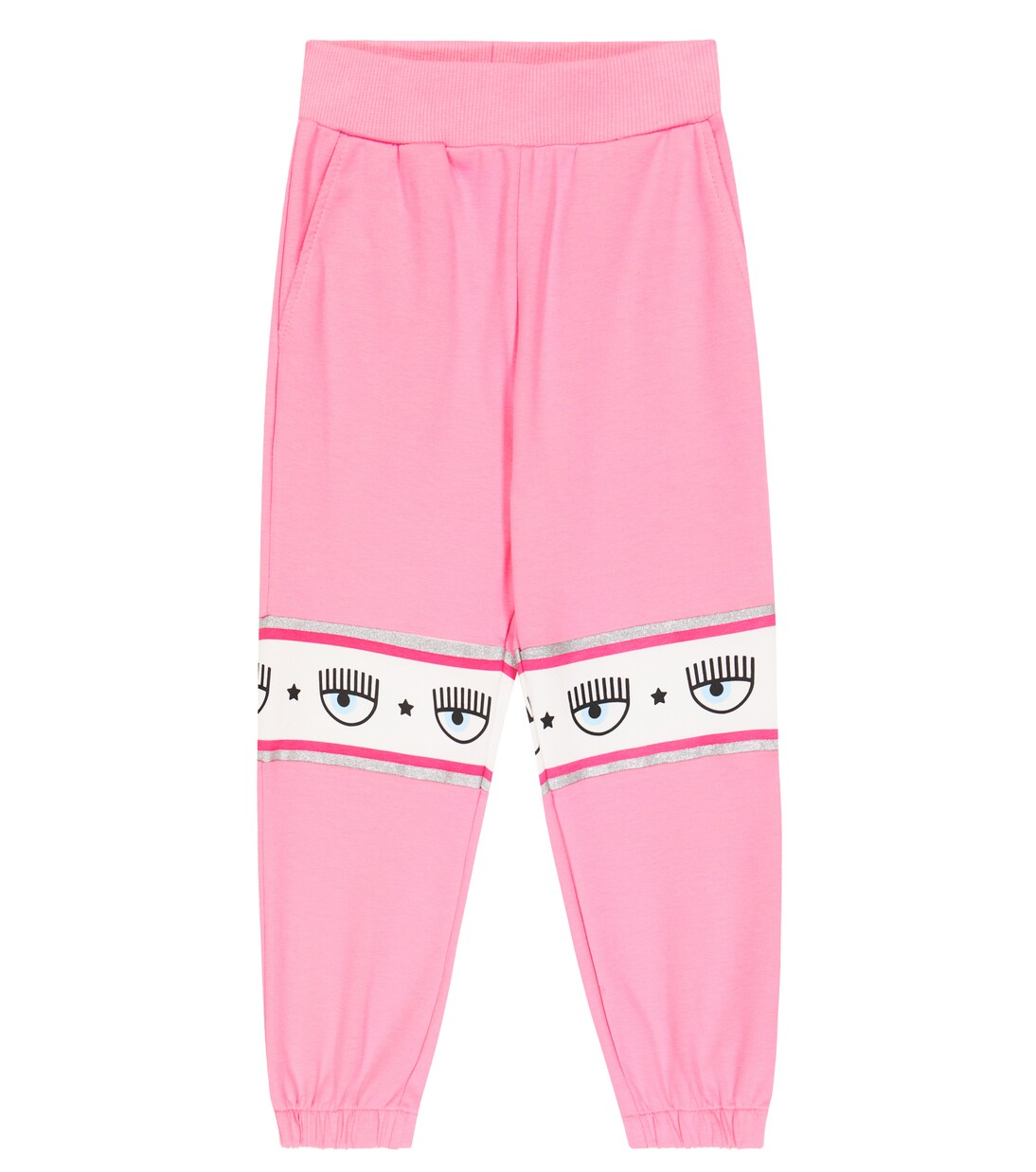 x Chiara Ferragni - Pantaloni sportivi con stampa | Monnalisa