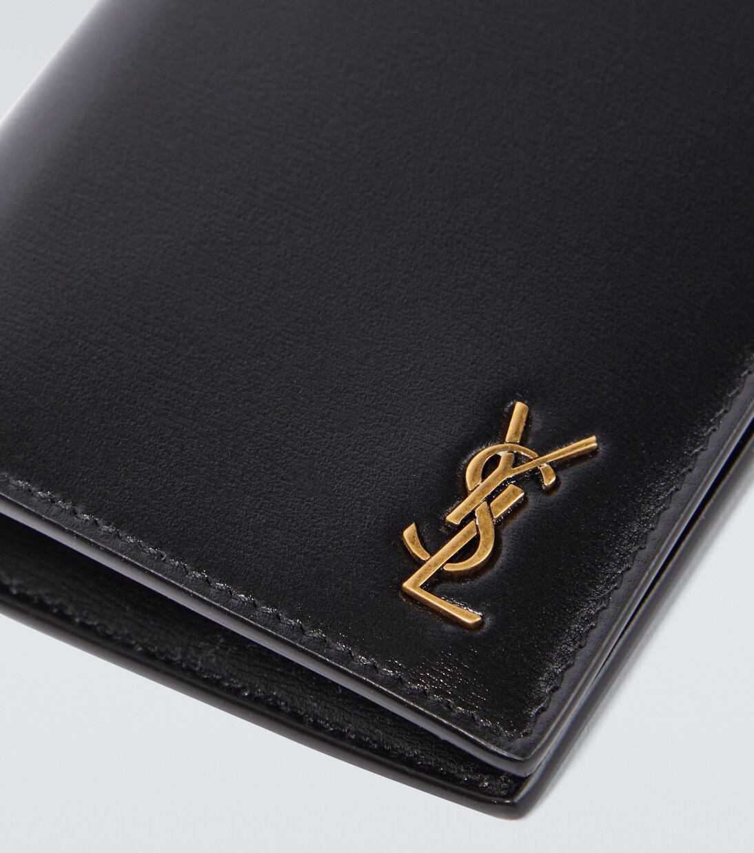 Tiny Cassandre leather wallet | Saint Laurent
