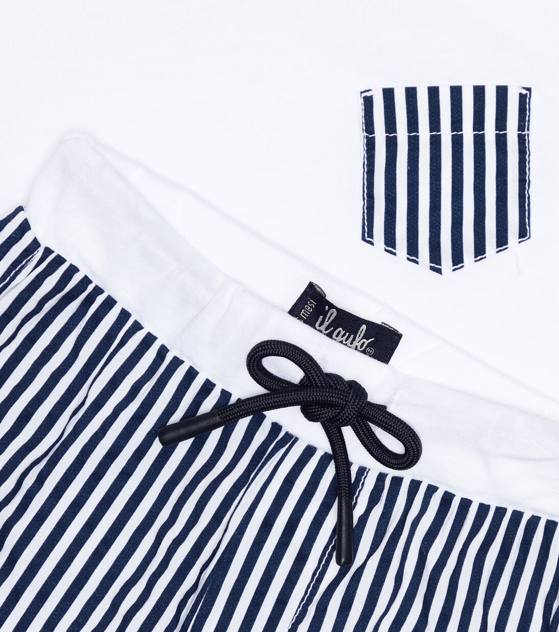 Baby cotton T-shirt and shorts set | Il Gufo