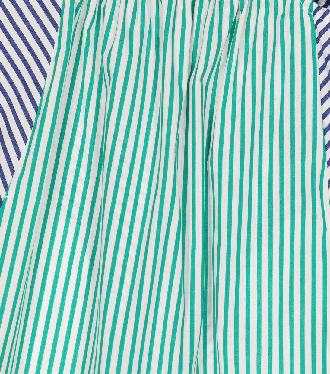 Striped cotton-blend poplin dress | Il Gufo