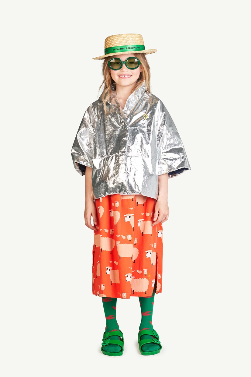 Veste Lion en coton métallisé | The Animals Observatory