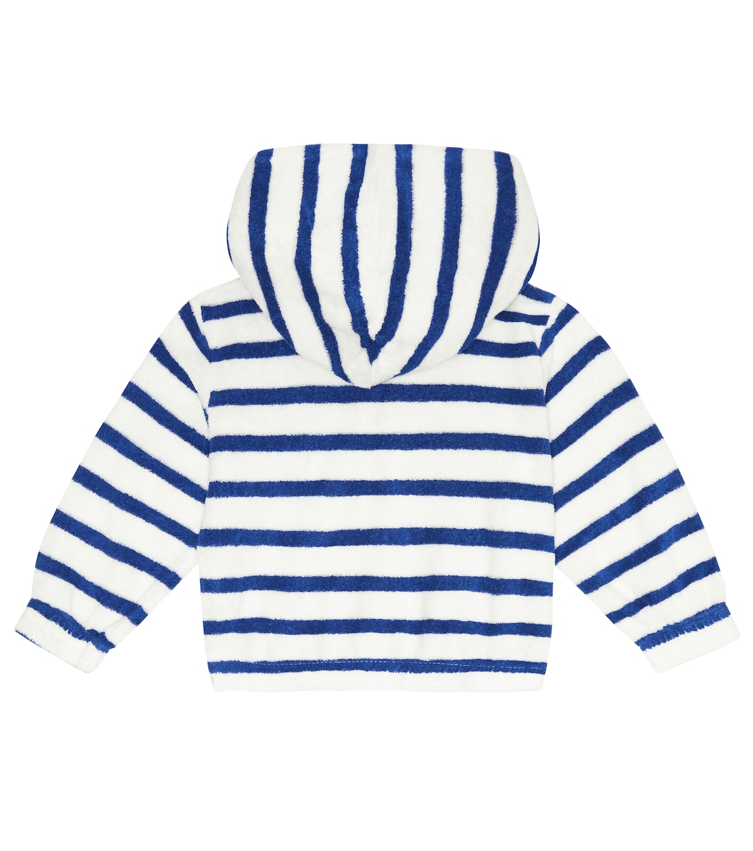 Baby striped terry zipped hoodie | Bobo Choses