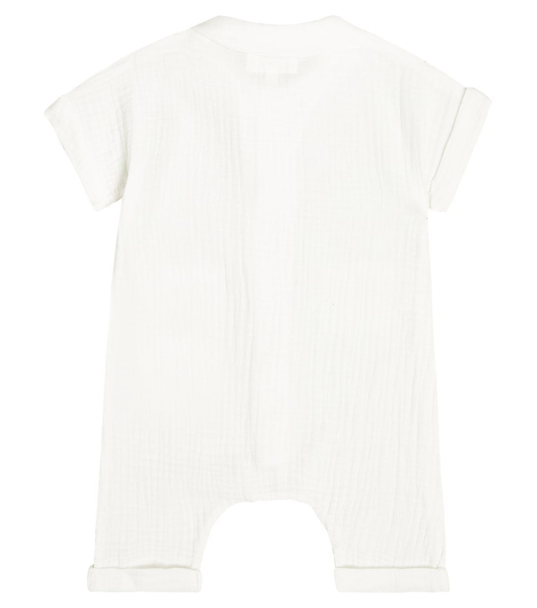 Baby cotton playsuit | Il Gufo