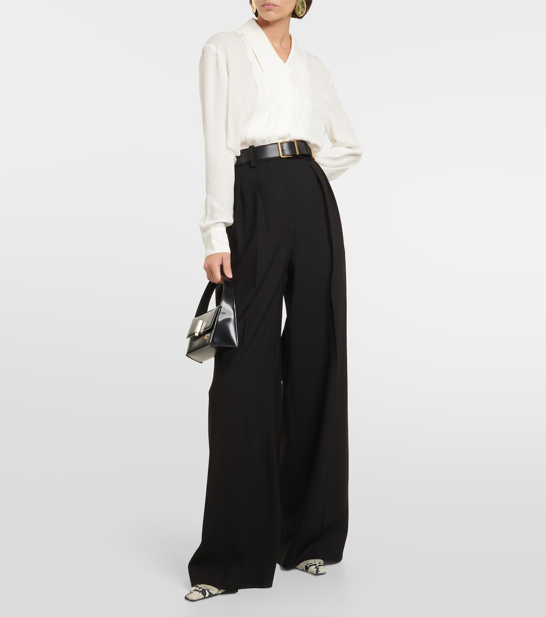 Weite High-Rise-Hose Teyana | Khaite