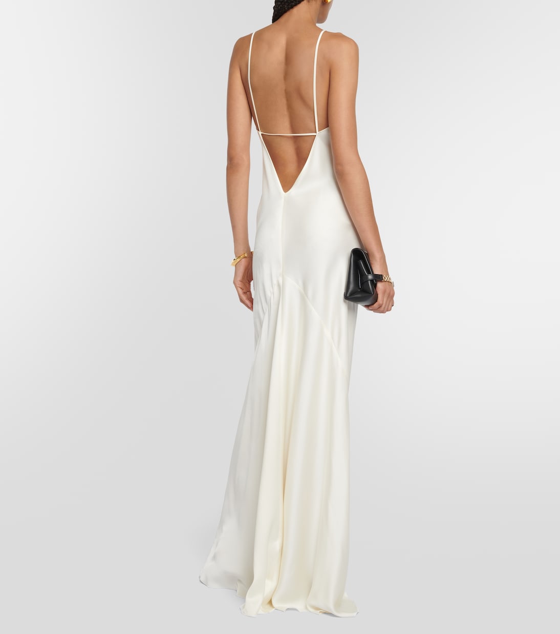 Abito sottoveste in raso | Victoria Beckham