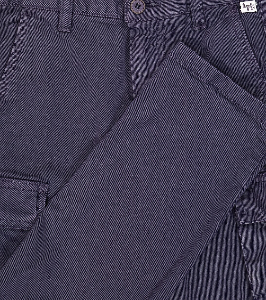 Cotton gabardine cargo pants | Il Gufo