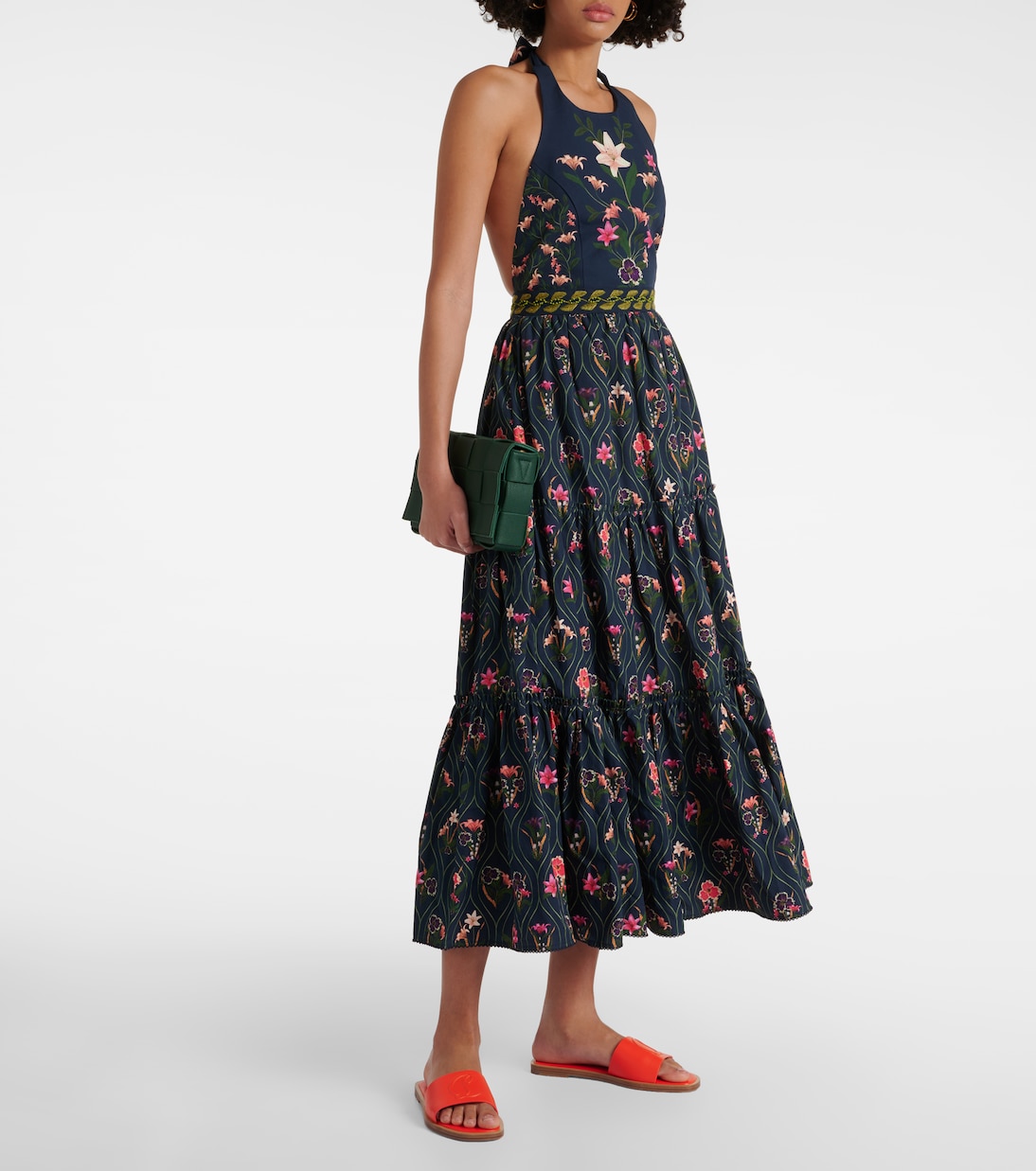 CL embossed leather mules | Christian Louboutin