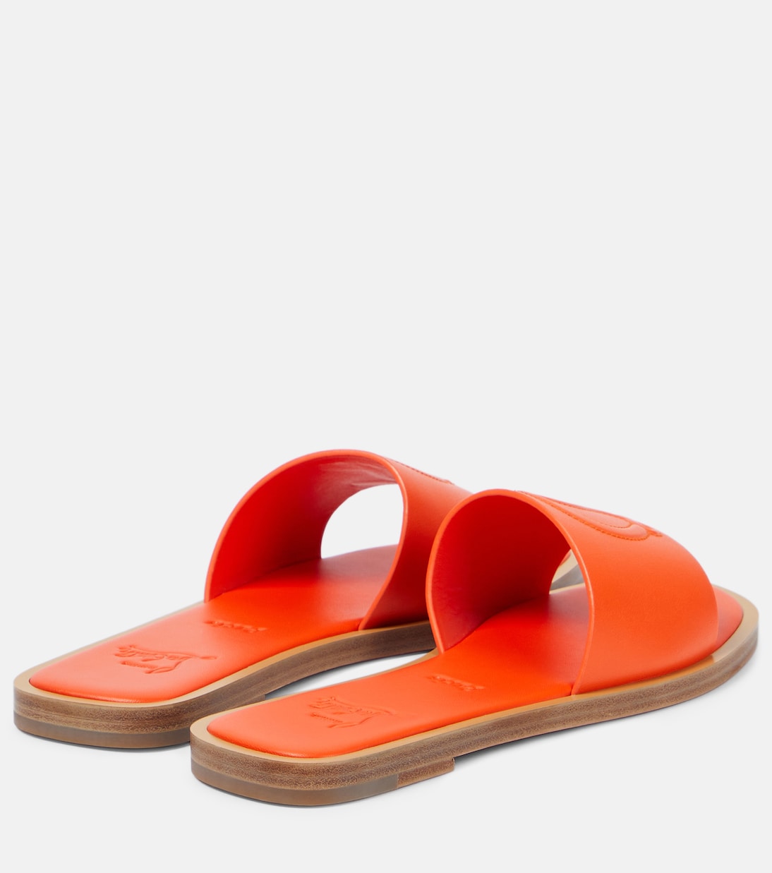 CL embossed leather mules | Christian Louboutin