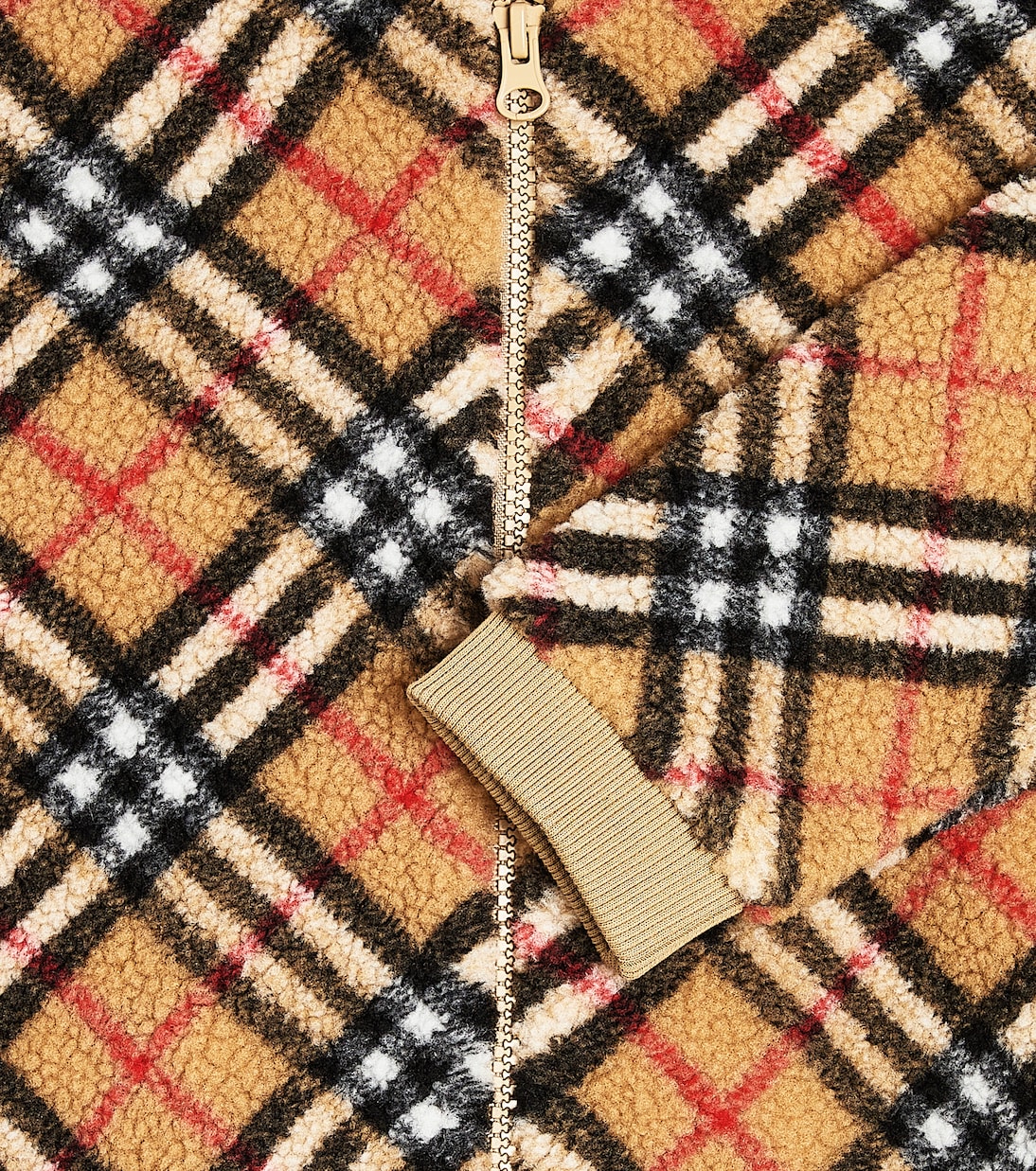 Sweat-shirt à capuche Burberry Check | Burberry Kids
