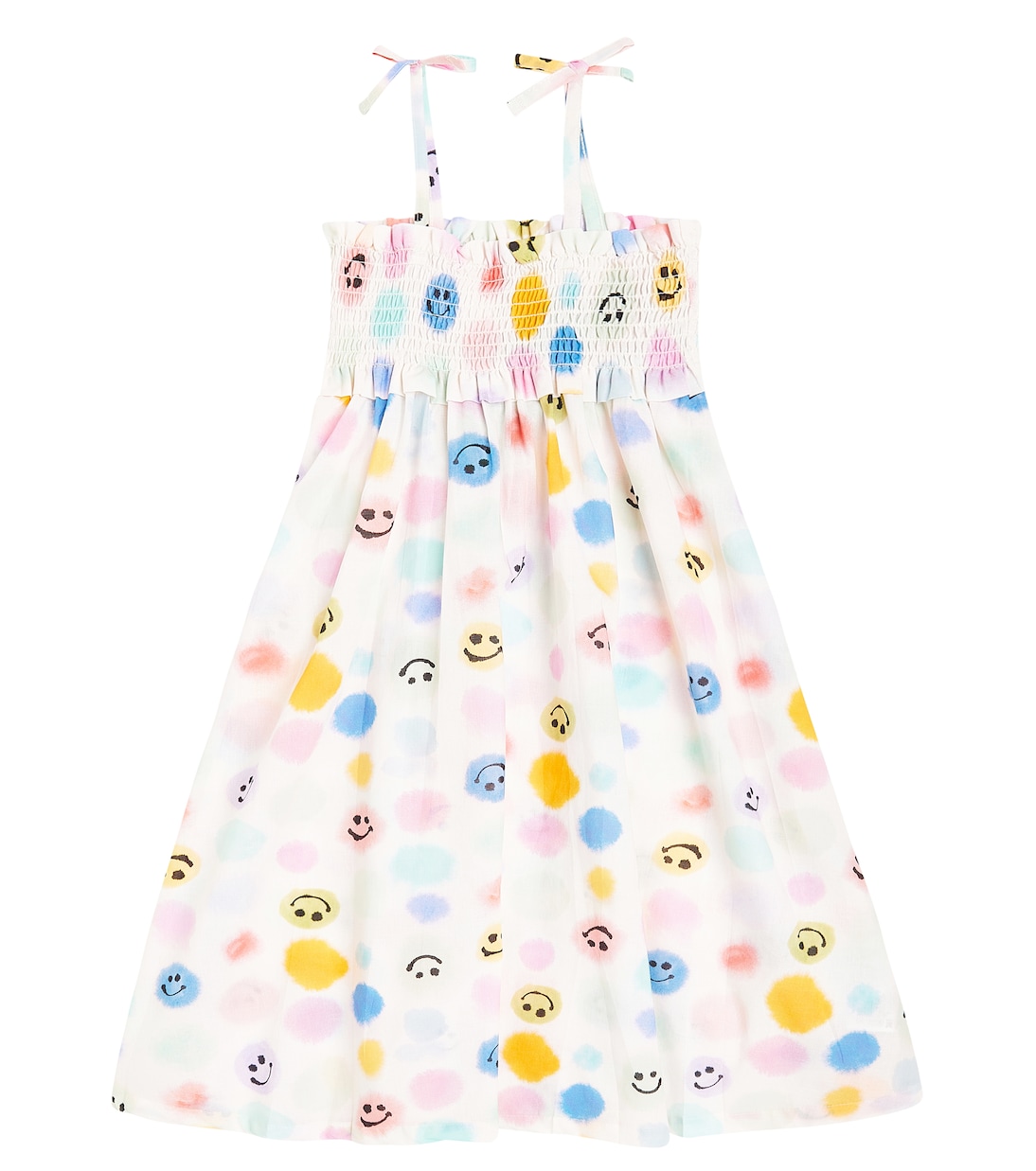 Chrystal polka-dot cotton dress | Molo