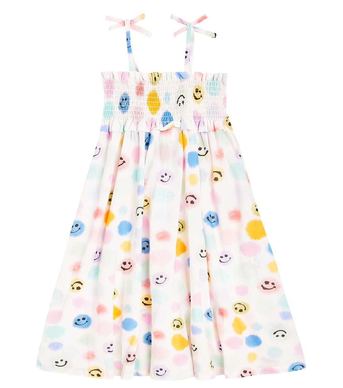 Chrystal polka-dot cotton dress | Molo
