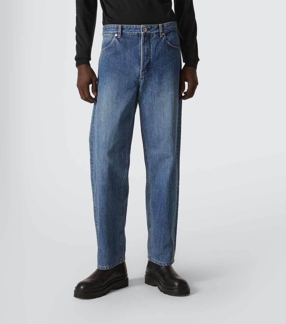 Faded straight jeans | Jil Sander