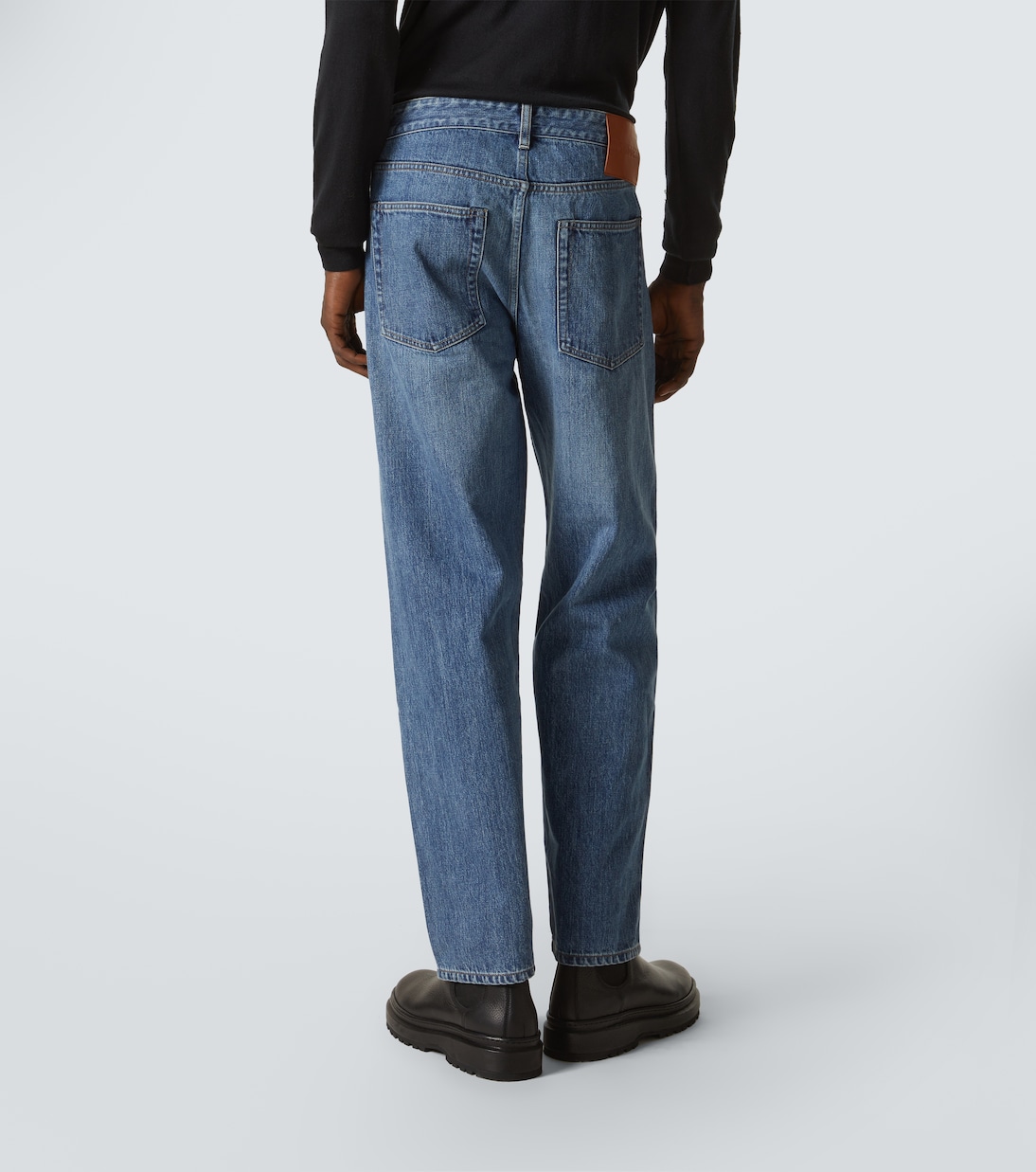 Faded straight jeans | Jil Sander
