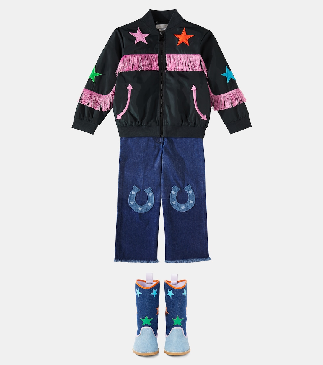 Fringed jacket | Stella McCartney Kids