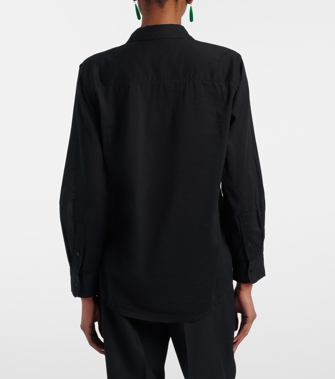 Nathael ruffled cotton shirt | Nili Lotan