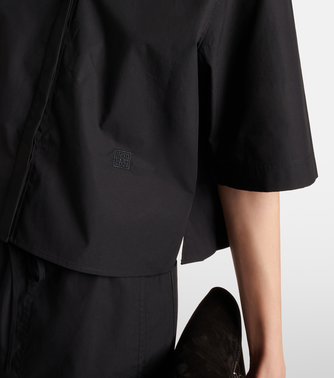 Cropped-Hemd aus Baumwolle | Toteme