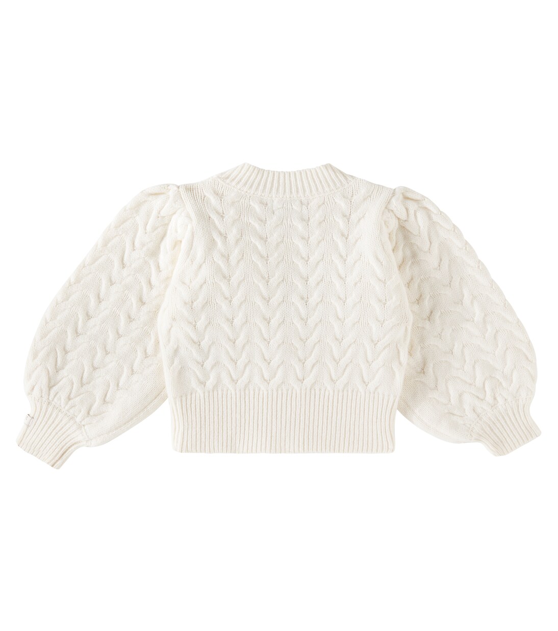 Baby Zinne wool and cotton-blend cardigan | Donsje