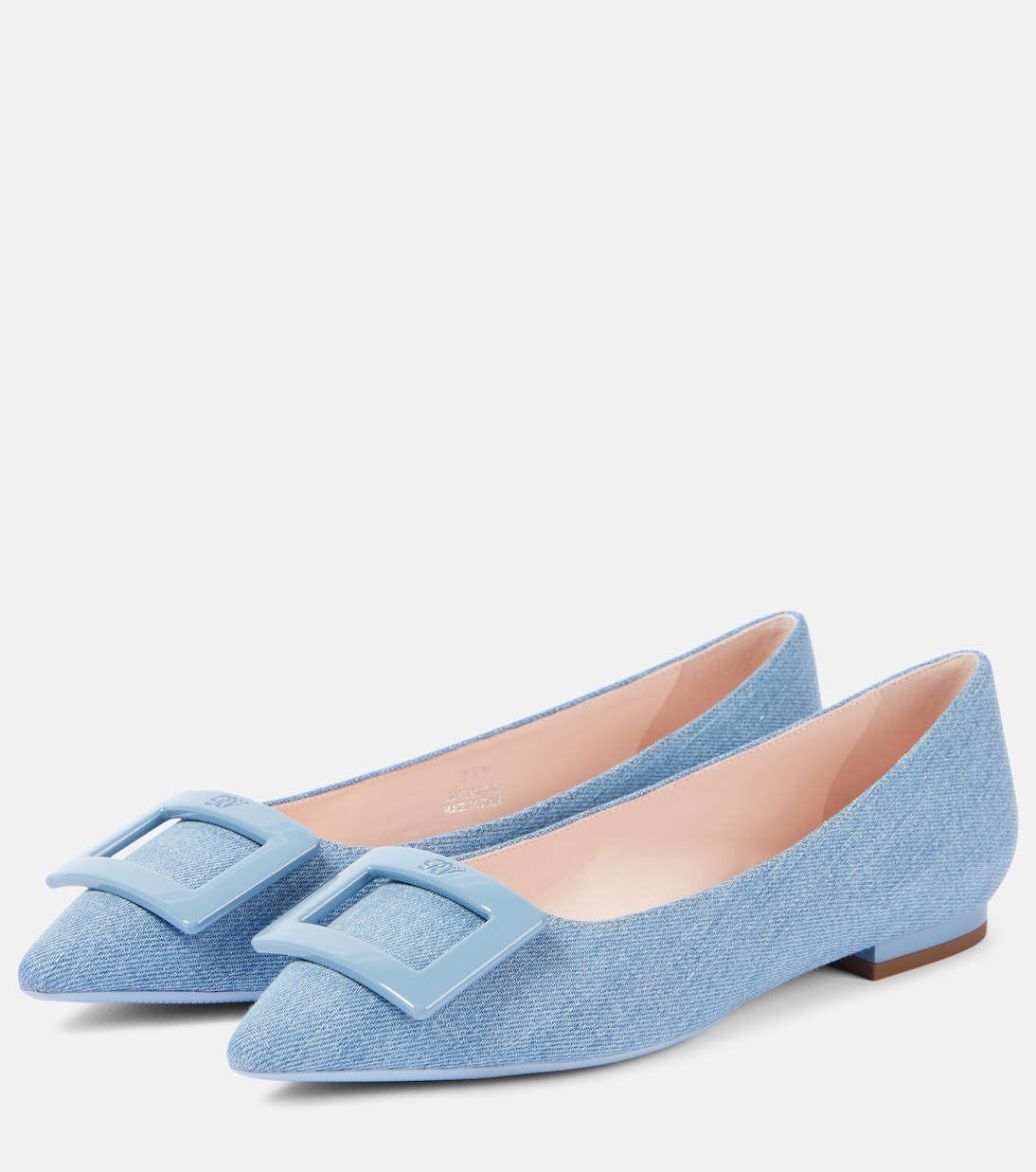 Gommettine Ball denim ballet flats | Roger Vivier