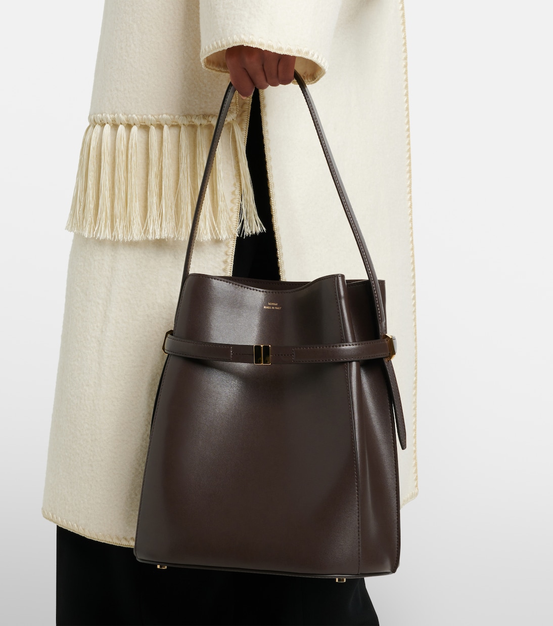 Bucket Bag aus Leder | Toteme