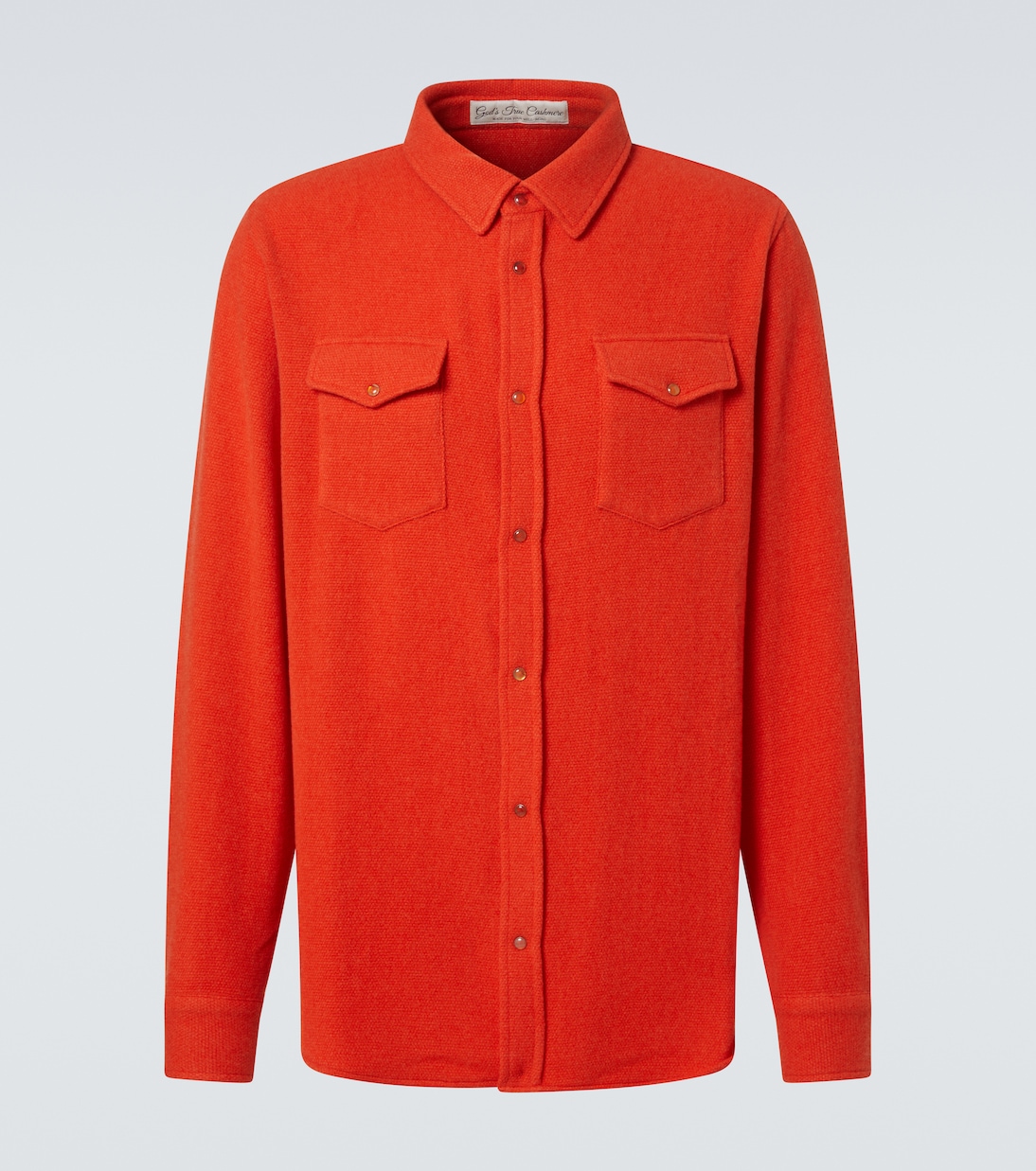 Fire cashmere shirt | God's True Cashmere