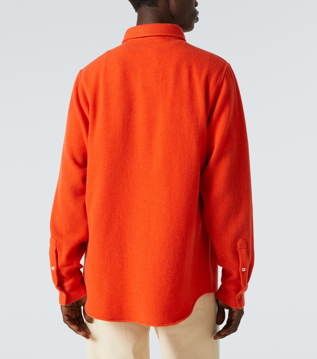 Fire cashmere shirt | God's True Cashmere