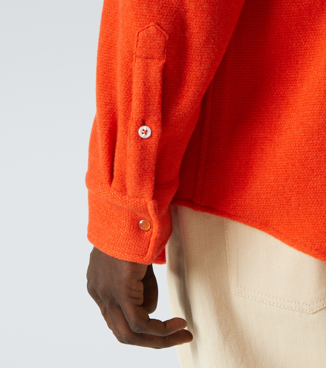 Fire cashmere shirt | God's True Cashmere
