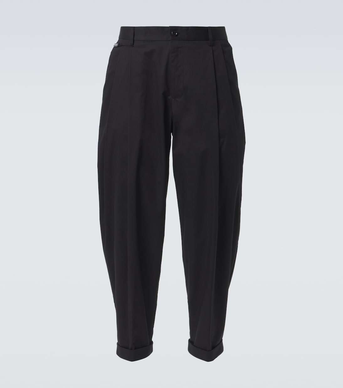 Pantaloni tapered in cotone | Dolce&Gabbana