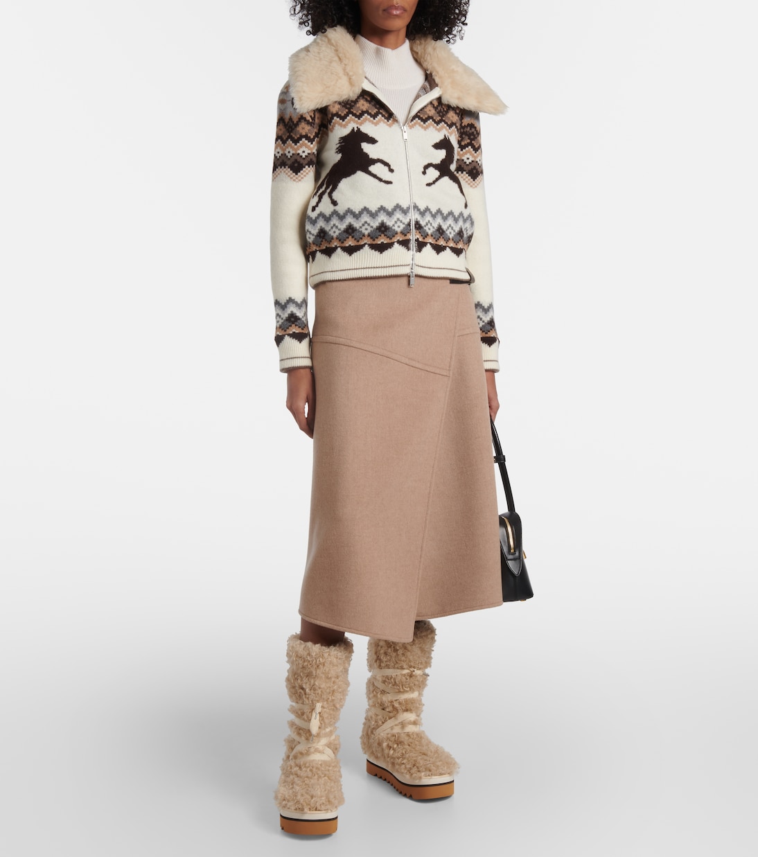 Elyse faux fur snow boots | Stella McCartney