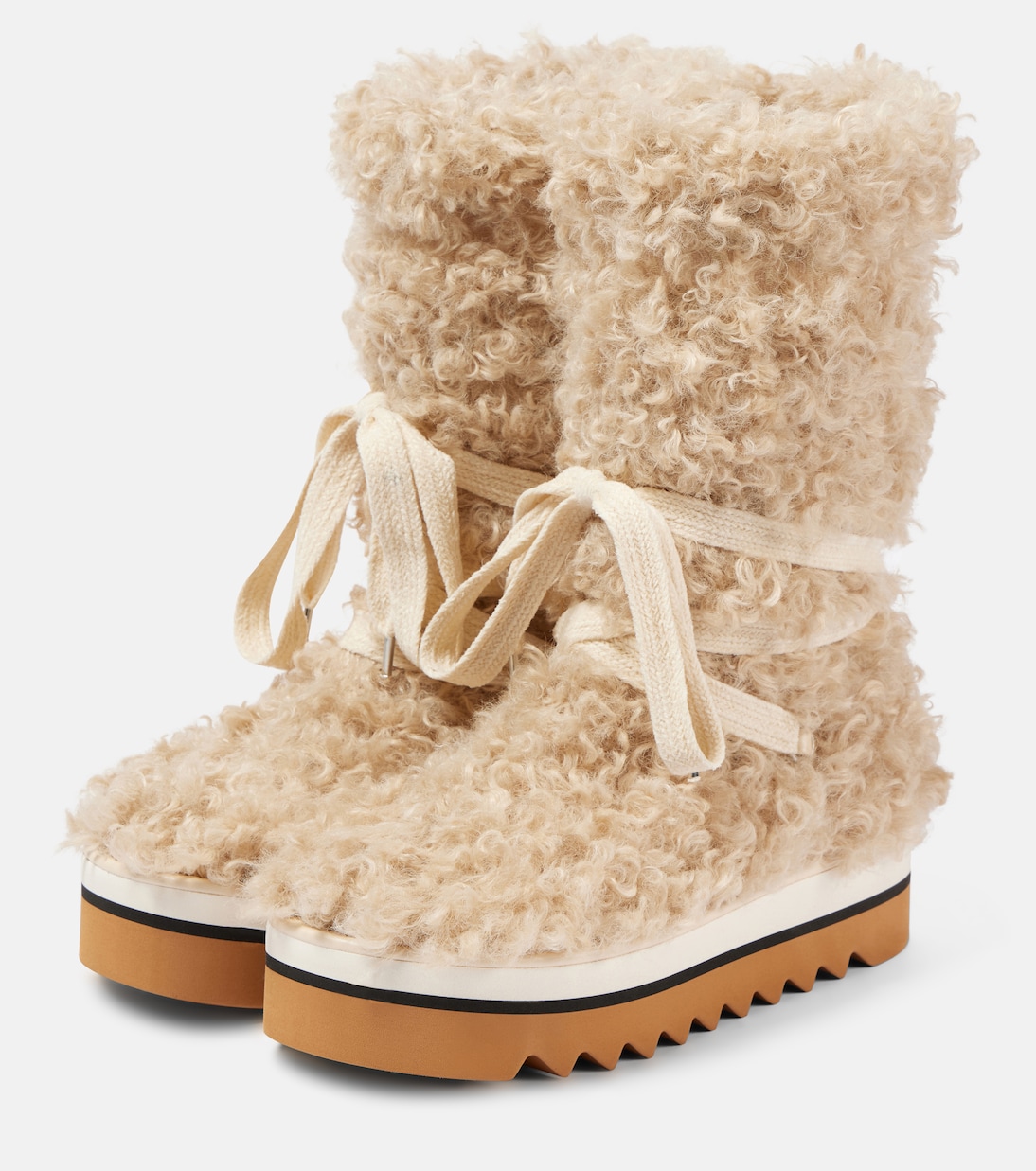 Elyse faux fur snow boots | Stella McCartney
