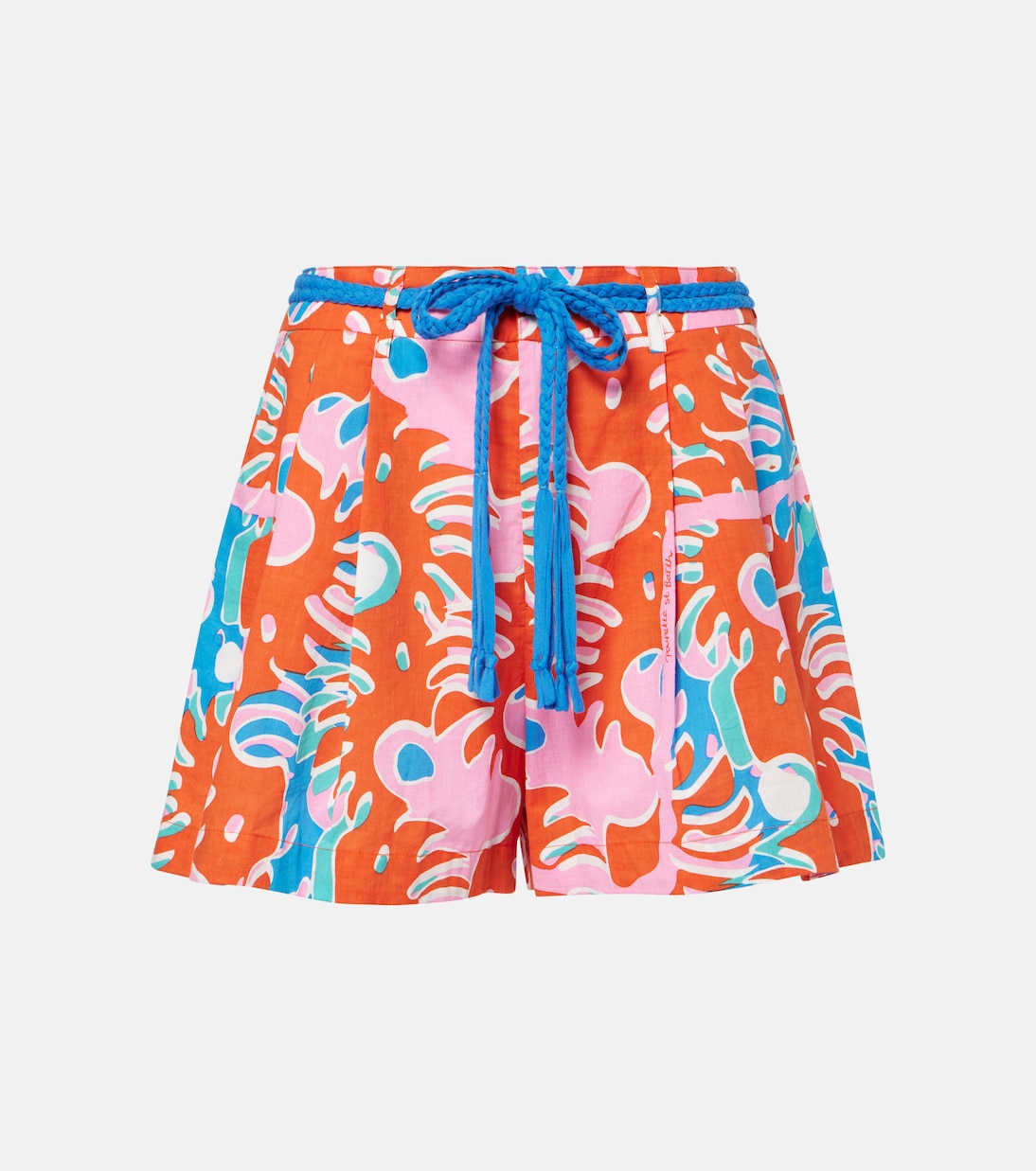 Chantal printed cotton shorts | Poupette St Barth