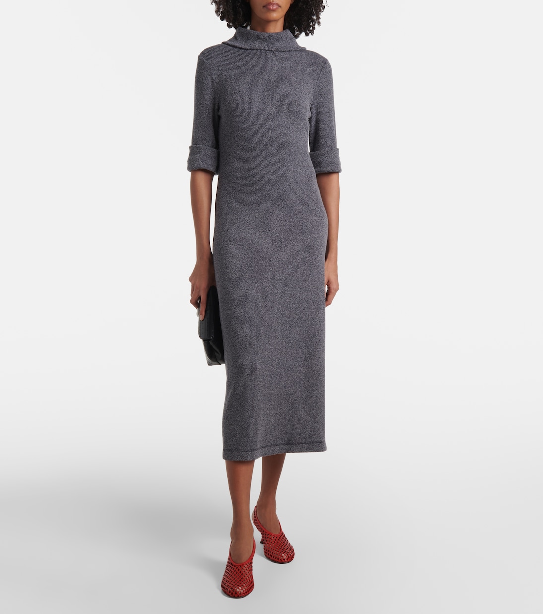 White Label Midikleid Cerine aus Bouclé | Proenza Schouler