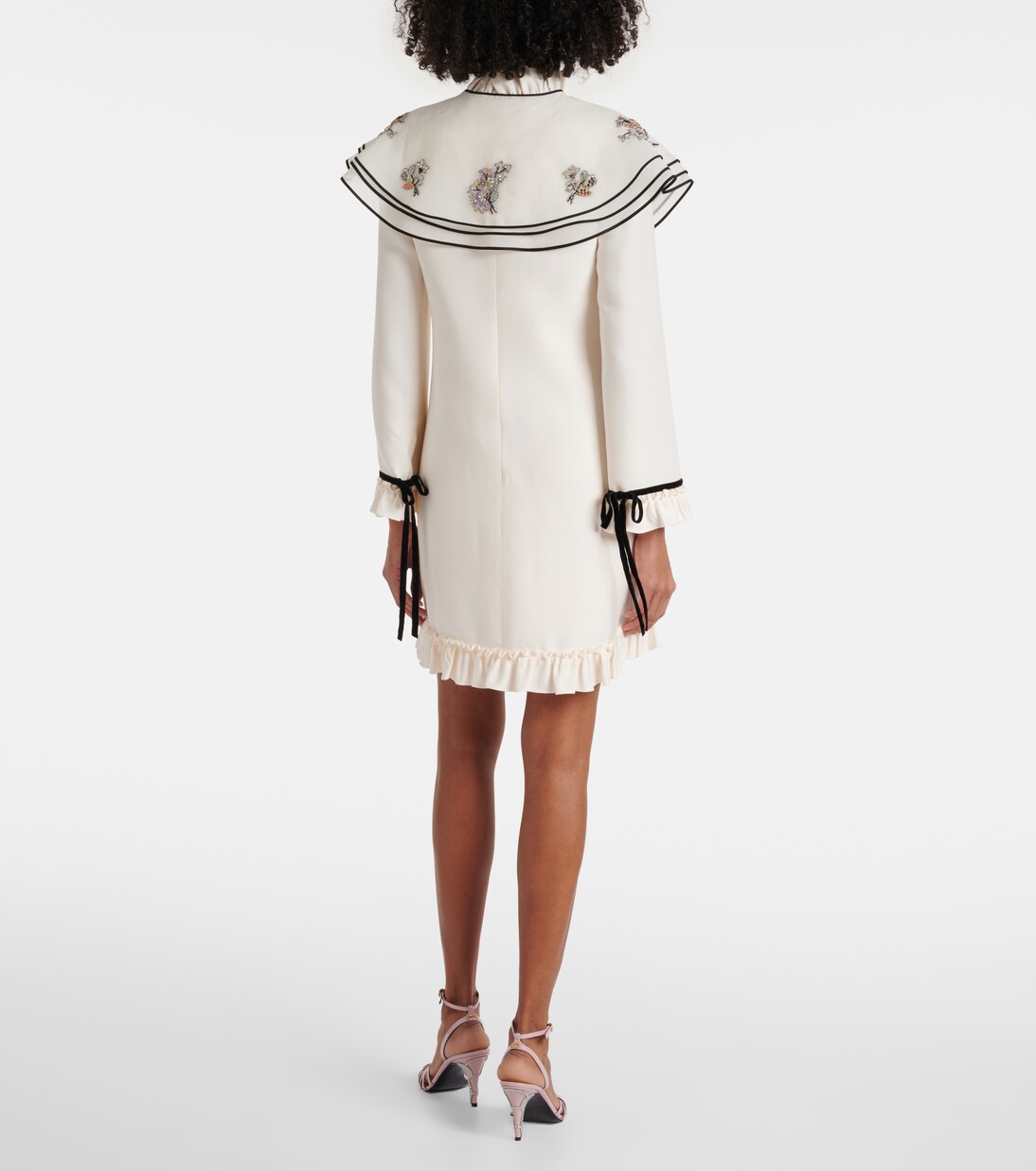 Besticktes Minikleid aus Crepe Couture | Valentino