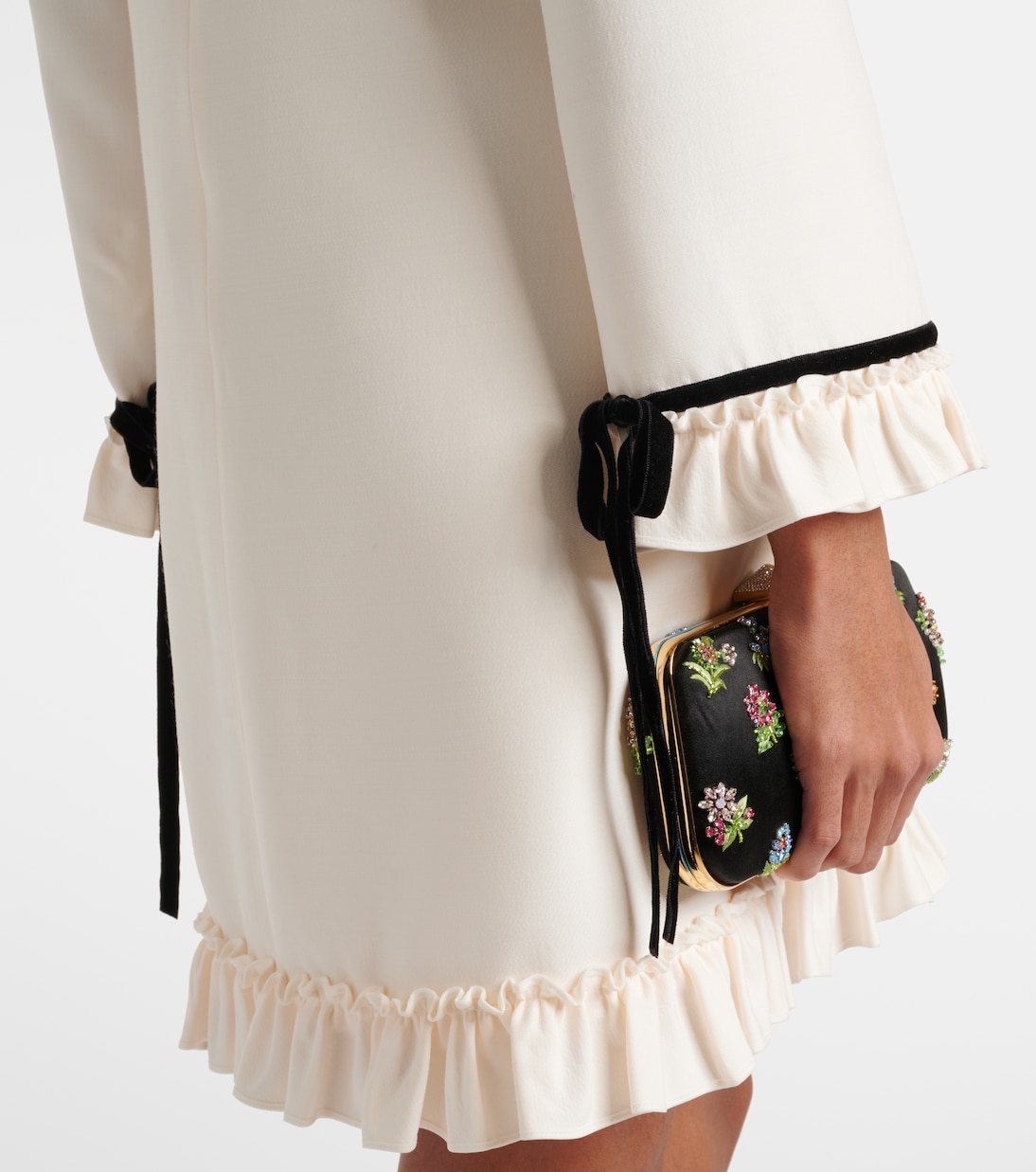 Besticktes Minikleid aus Crepe Couture | Valentino