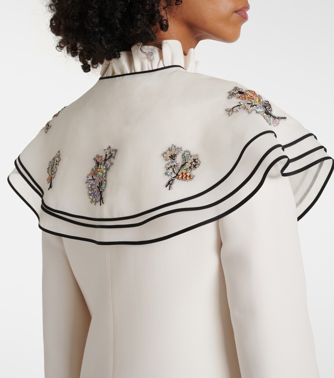 Besticktes Minikleid aus Crepe Couture | Valentino