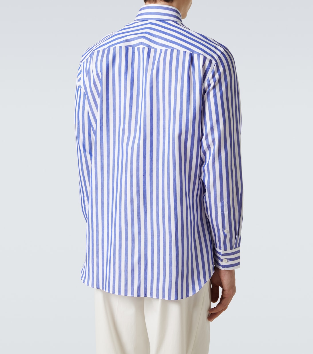Bengal stripe cotton and linen shirt | Dunhill