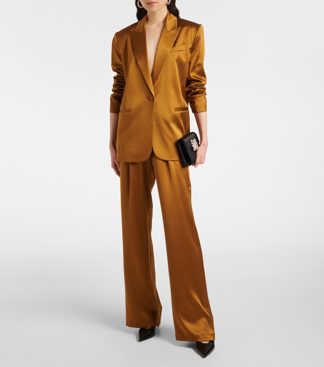 Pantalon ample en satin de soie | The Sei