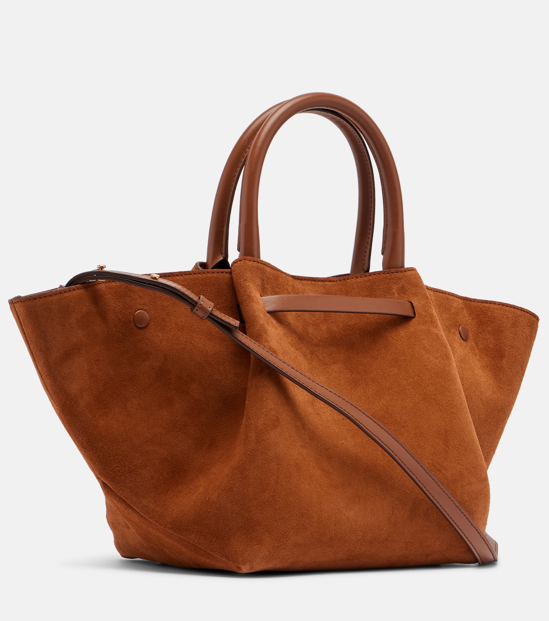 New York Midi suede tote bag | DeMellier